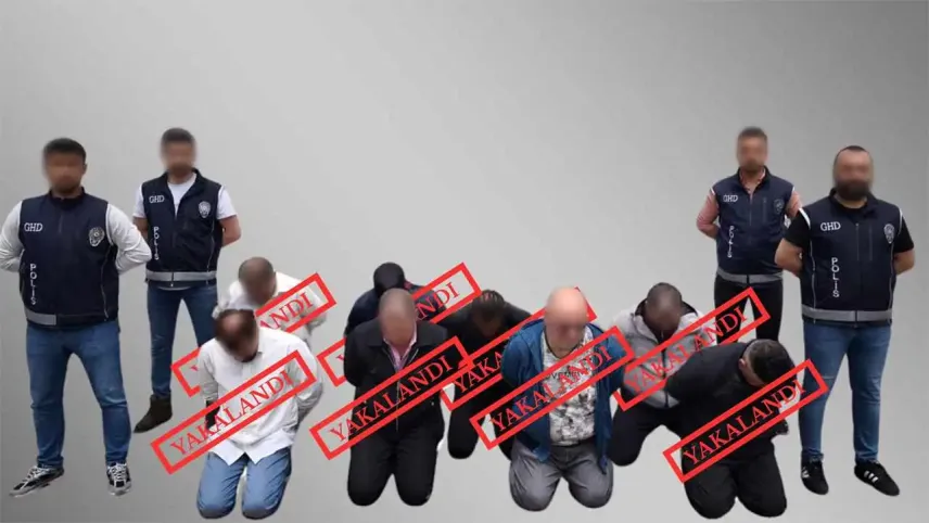 INTERPOL’ün aradığı 23 kişi Türkiye’de yakalandı haberinin görseli