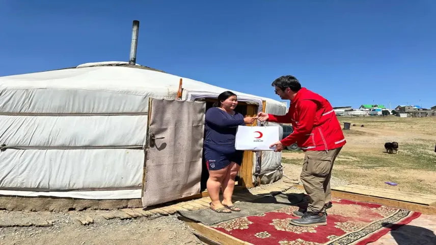 Türk Kızılay 168 bin 584 hisse kurban kesti haberinin görseli