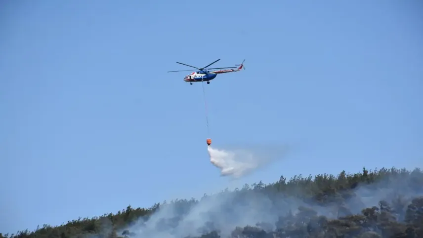 İzmir’de orman yangını: 5 saatte kontrol altına alındı haberinin görseli