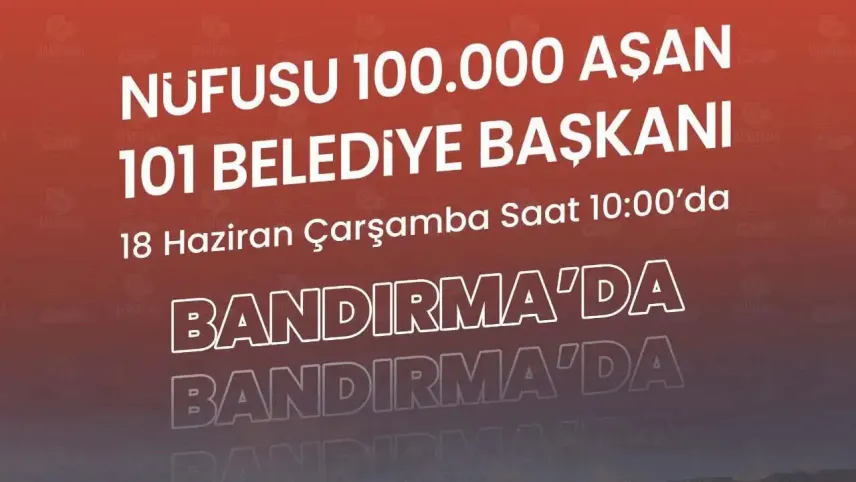 CHP’li 101 belediye başkanı Bandırma’da buluşuyor haberinin görseli