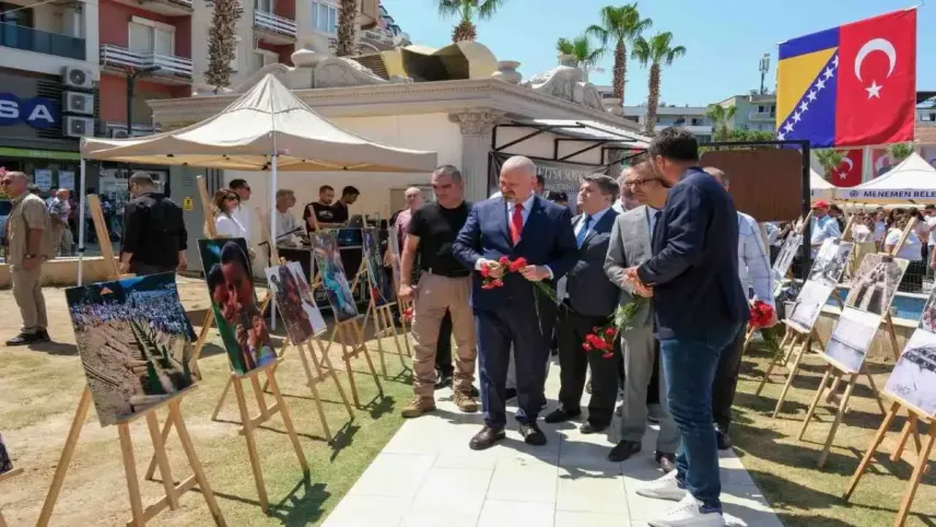 Srebrenitsa Soykırımı Menemen’de unutulmadı haberinin görseli