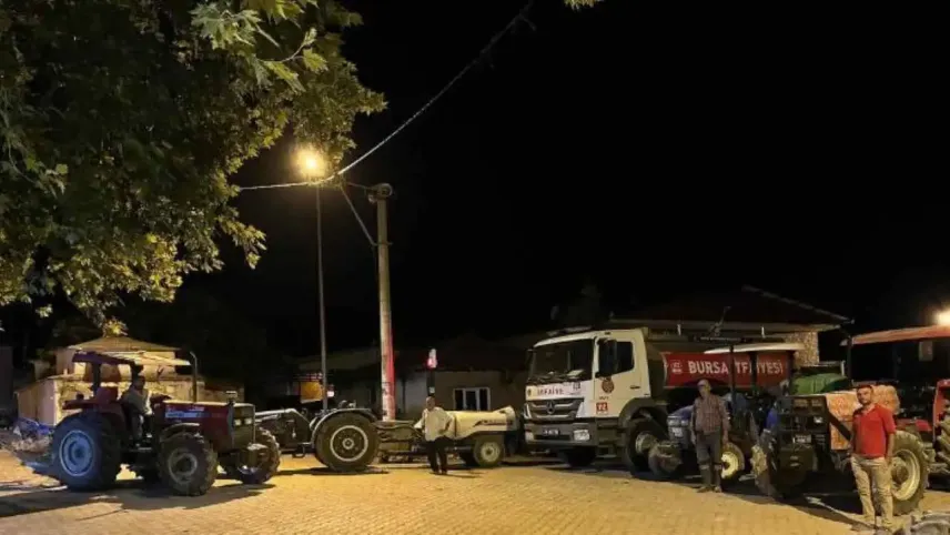 Bilecik’te çıkan yangın Bursa sınırına dayandı: Ekipler teyakkuzda haberinin görseli