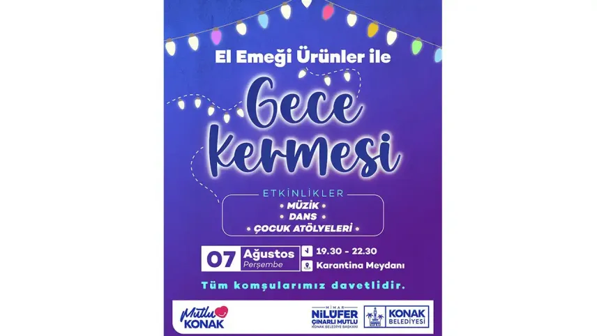 Kadınların emekleri gece kermesi ile buluşuyor haberinin görseli