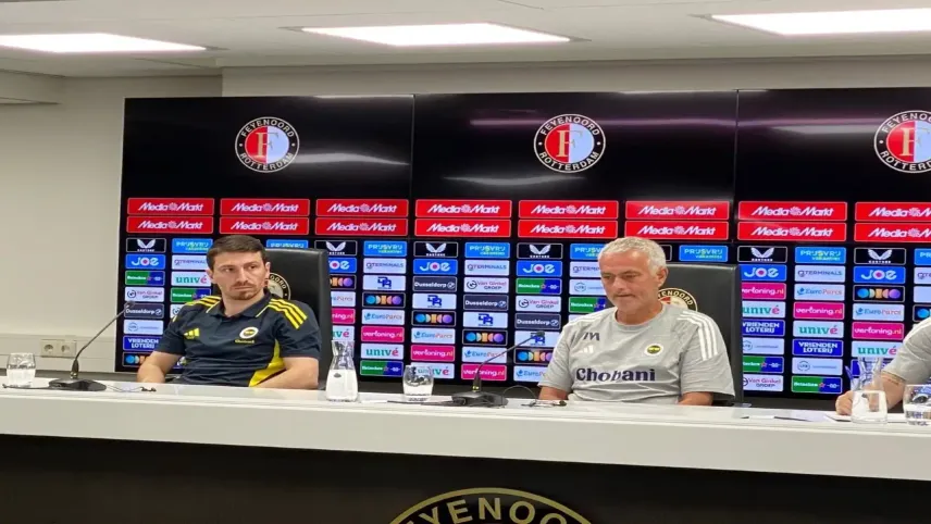 Mourinho: Feyenoord karşısında bizi favori görmüyorum haberinin görseli