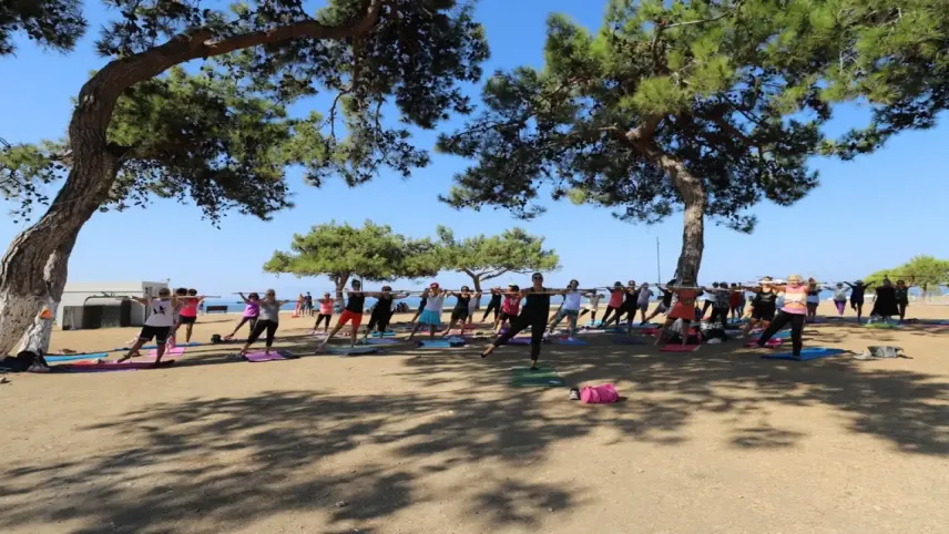 Menderes’de deniz manzaralı pilates haberinin görseli